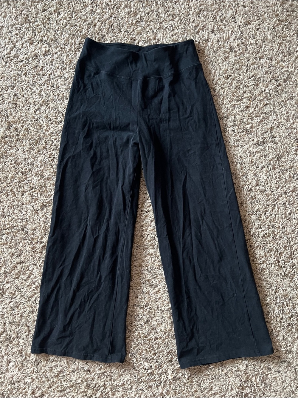 Pact Black Wide-Leg Women’s Joggers
